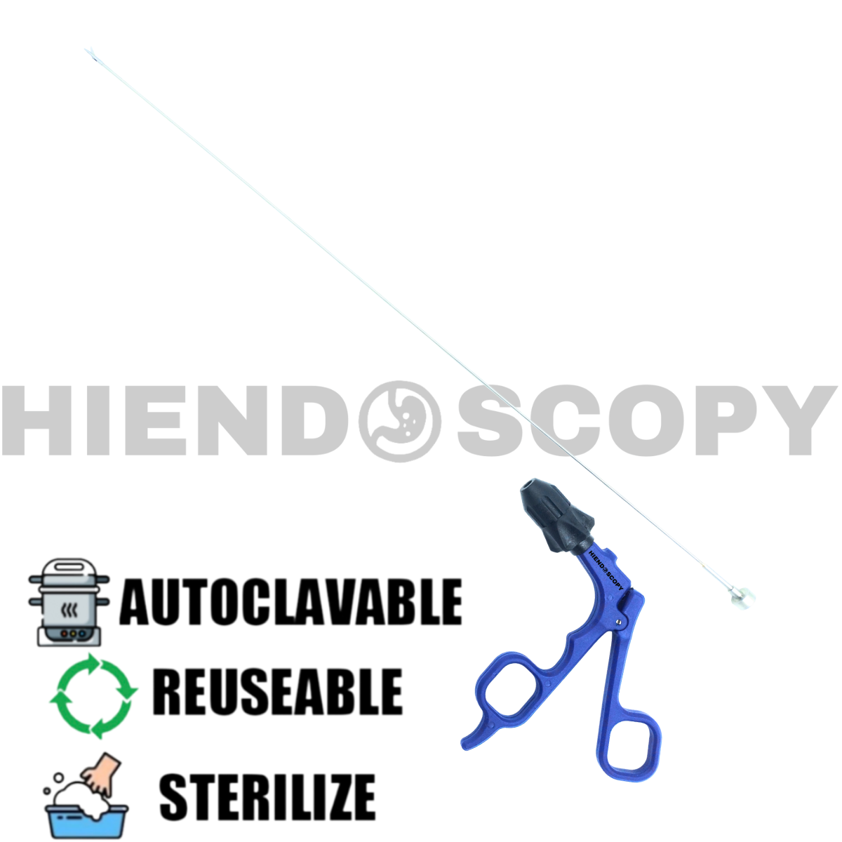 Hysteroscopy Semi-Rigid Grasper Scissor Alligator Forceps Set 4fr 450mm