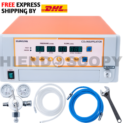 Laparoscopic CO₂ insufflator 30 L W/ Standard Accessories Instruments Set