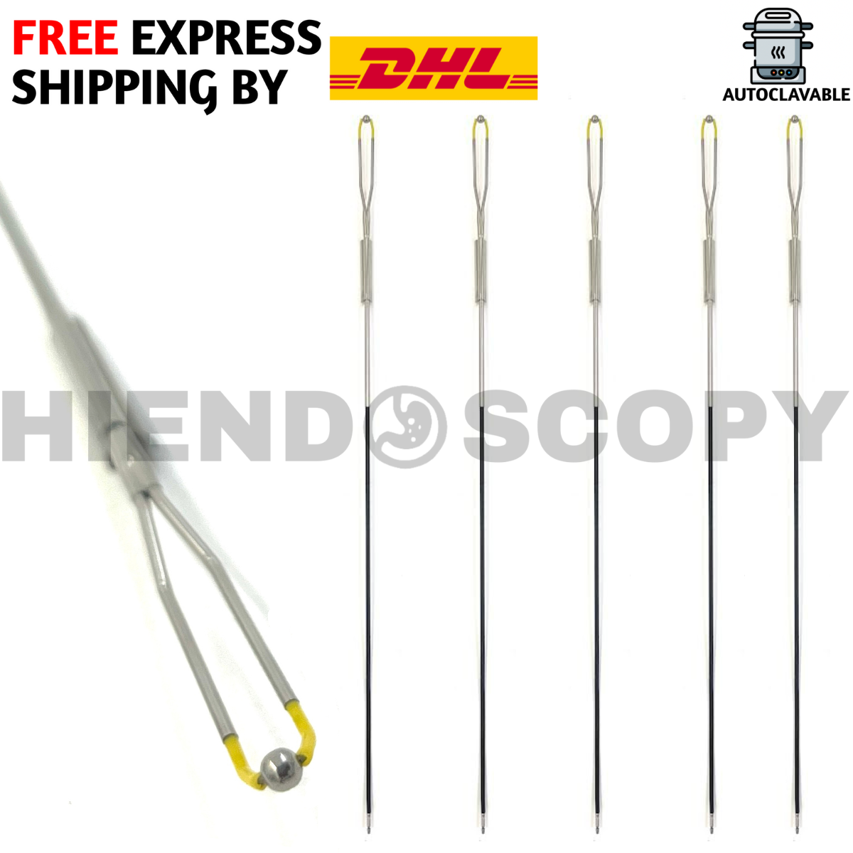 Storz Compatible TURP Ball Loop 26fr Single Stem,Set of 5pcs