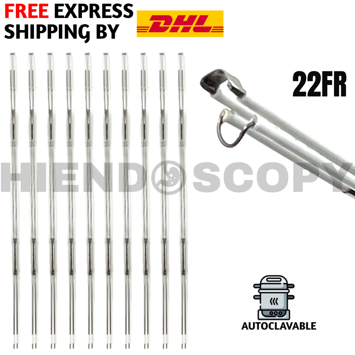 Storz Type 22fr Bipolar Cutting Loop Electrode Resectoscope , Set of 10pcs
