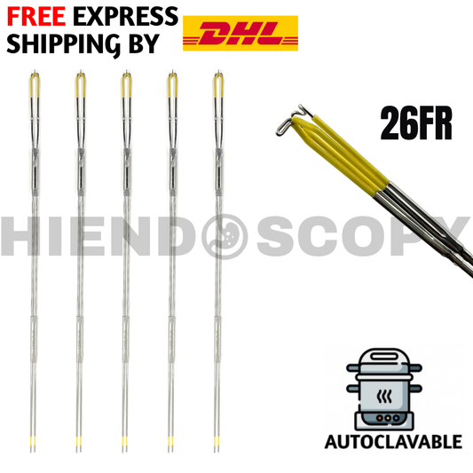 Storz Type 26fr Bipolar Double Stem, Collins Knife Electrode Resectoscope, Set of 5pcs