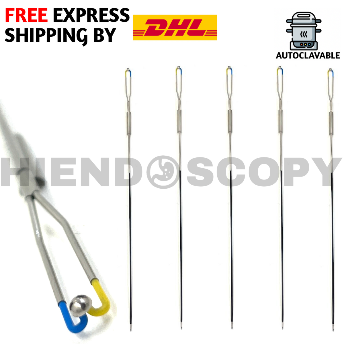 Storz Compatible TURP Plasma Button Loop 26fr, Set of 5pcs