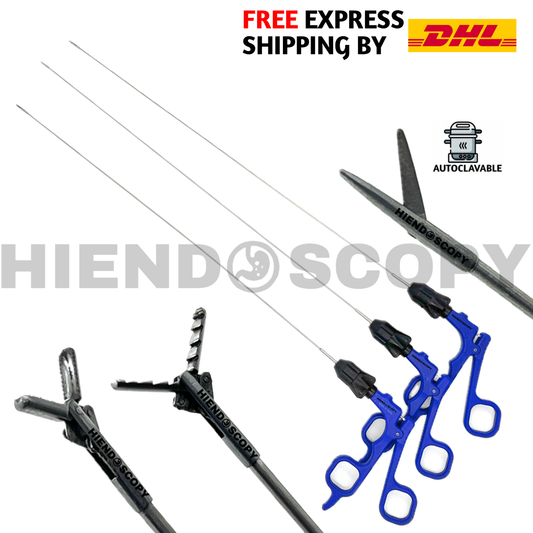 Hysteroscopy Semi-Rigid Grasper Scissor Alligator Forceps Set 4fr 450mm