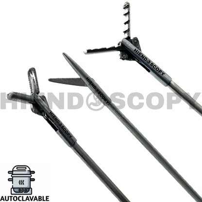 Hysteroscopy Semi-Rigid Grasper Scissor Alligator Forceps Set 4fr 450mm